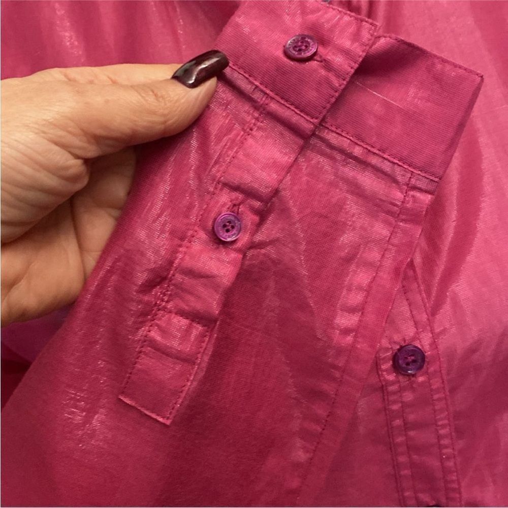 Burberry pink Women's Pink Button-Up Shirt, XS - Picture 5 of 9